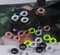 Press Grommet Machine with 500 Rainbow Grommets Eyelets